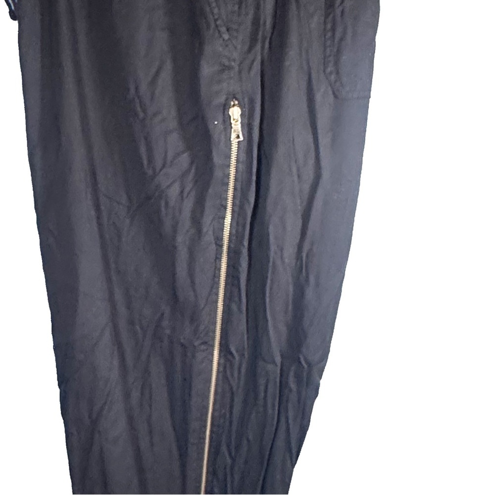 Lane Bryant Black Pants w/ Side Zipper & Houndstooth Detail - Size 22/24 - Picture 4 of 13